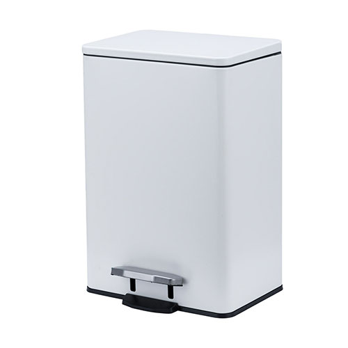 Stainless steel commercial foot pedal dustbin