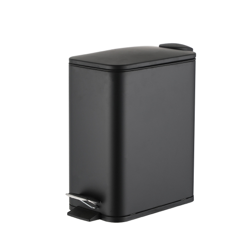 Fabricante delgado del cubo de basura de los desperdicios del cubo de basura de la tapa del acero inoxidable 5L del cierre suave